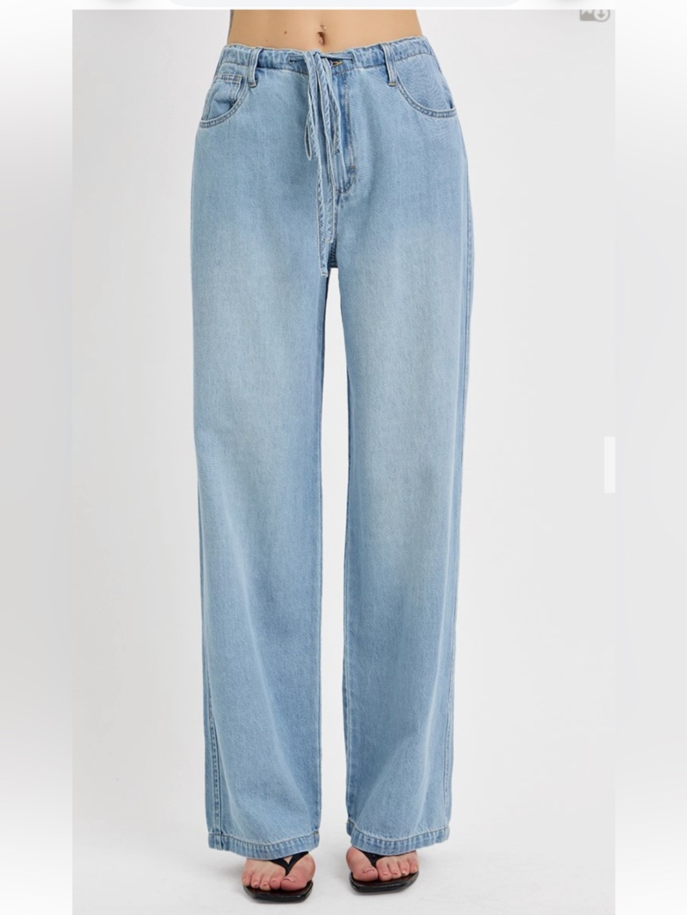 442 RISEN HIGH RISE ANKLE STRAIGHT CUFFED JEANS
